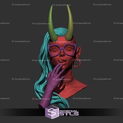 Roxy the Slick Demoness Bust STL Files