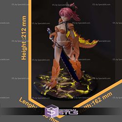 Salamander Monster Girl 212mm STL Files