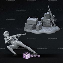 Sarah Connor Stylized NSFW STL Files