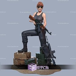 Sarah Connor Stylized STL Files