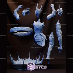 Sauron Hula Hoop Ring STL Files