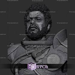 Saw Gerrera Portrait Bust 310mm STL Files