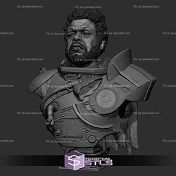 Saw Gerrera Portrait Bust 310mm STL Files