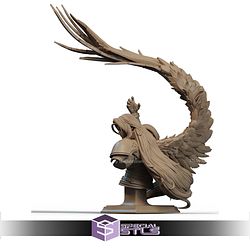Sephiroth Rock Base Bust STL Files