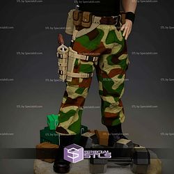Sgt Slaughter 1-6 GIJOE STL Files