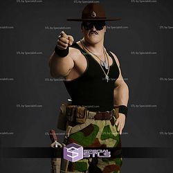 Sgt Slaughter 1-6 GIJOE STL Files