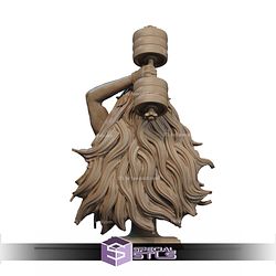 She Hulk Dumbbell Bust STL Files