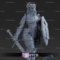 Sheeba the Tigress Warrior 1-12 STL Files
