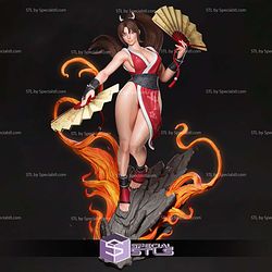 Shiranui Mai Home Outfit STL Files