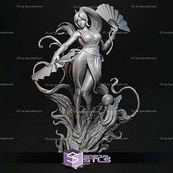 Shiranui Mai Home Outfit STL Files