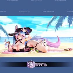 Silvervale Beach EN Vtuber STL Files