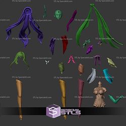 Skirk Genshin Impact 198mm STL Files