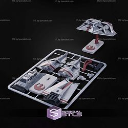 Snowspeeder Vehicle Kit Card STL Files