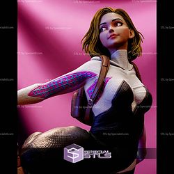 Spider Gwen School Girl STL Files