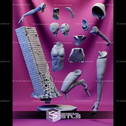 Spider Gwen School Girl STL Files