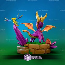 Spyro the Dragon and Sparx STL Files