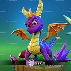 Spyro the Dragon and Sparx STL Files
