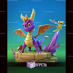Spyro the Dragon and Sparx STL Files