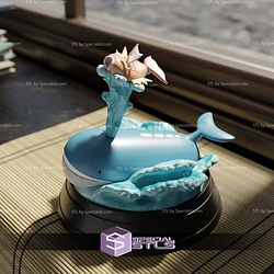 Super Basic Pokemon STL Magikarp and Wailord Team Up