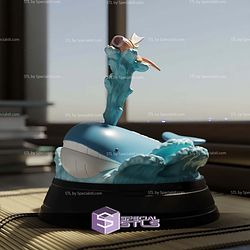 Super Basic Pokemon STL Magikarp and Wailord Team Up