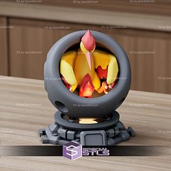 Super Basic Pokemon STL Moltres Healing Machine