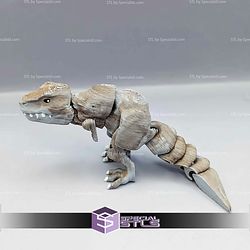 Super Basic STL Baby Flexi T Rex Keychain