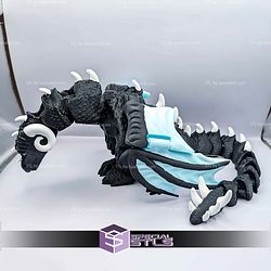 Super Basic STL Dragon Shoulder Puppet