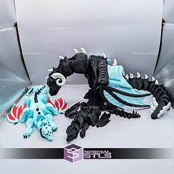 Super Basic STL Dragon Shoulder Puppet