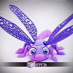 Super Basic STL Dragonfly Print in Place