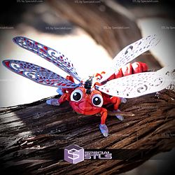 Super Basic STL Dragonfly Print in Place