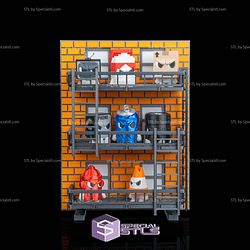 Super Basic STL Fire Escape Display