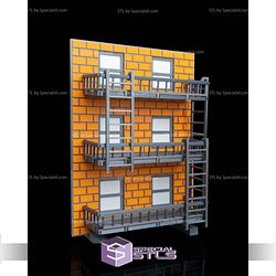 Super Basic STL Fire Escape Display