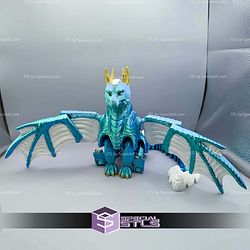 Super Basic STL Flexi Arctic Dragon
