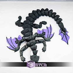 Super Basic STL Flexi Customizable Modular Dragon