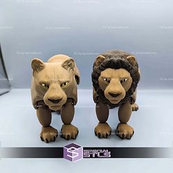Super Basic STL Flexi Lions