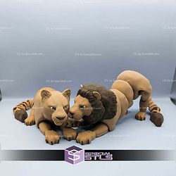 Super Basic STL Flexi Lions