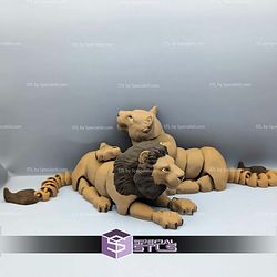 Super Basic STL Flexi Lions