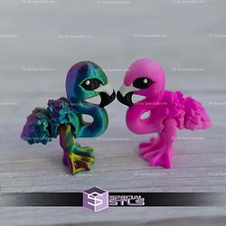 Super Basic STL Hatchling Flamingo