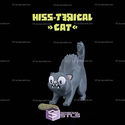 Super Basic STL Hiss Terical Cat
