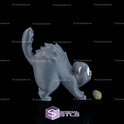 Super Basic STL Hiss Terical Cat