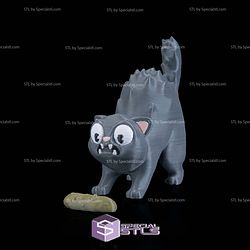 Super Basic STL Hiss Terical Cat