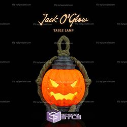 Super Basic STL Jack O Glow Table Lamp