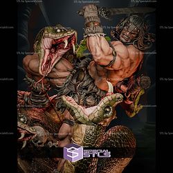 Conan the Barbarian Three Headed Monster STL Files
