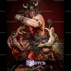 Conan the Barbarian Three Headed Monster STL Files