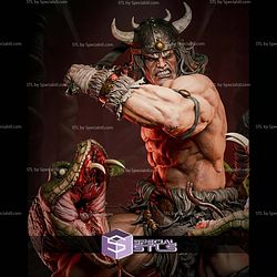 Conan the Barbarian Three Headed Monster STL Files