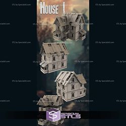 7 Days to Die Houses Campaign STL Miniatures