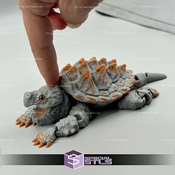 Basic STL Articulated Alligator Snapping Turtle