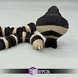 Basic STL Articulated King Cobra snake