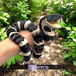 Basic STL Articulated King Cobra snake