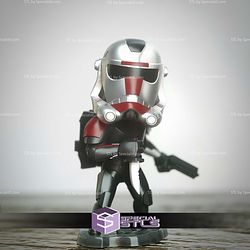 Chibi STL Collection Starwars Hunter